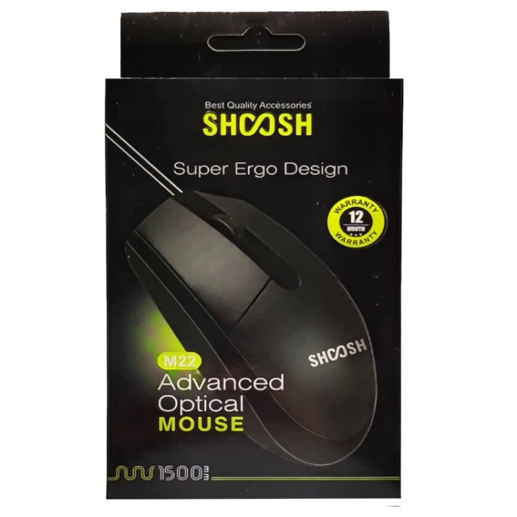 ماوس با سیم شوش مدل SHOOSH M22