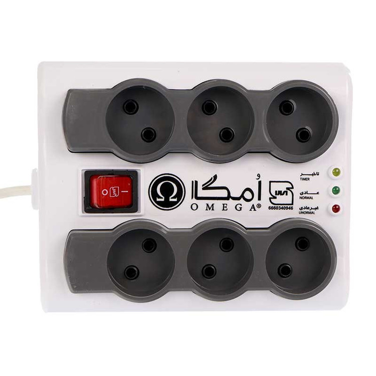 محافظ ولتاژ امگا مدل P6000 طول 3 متر