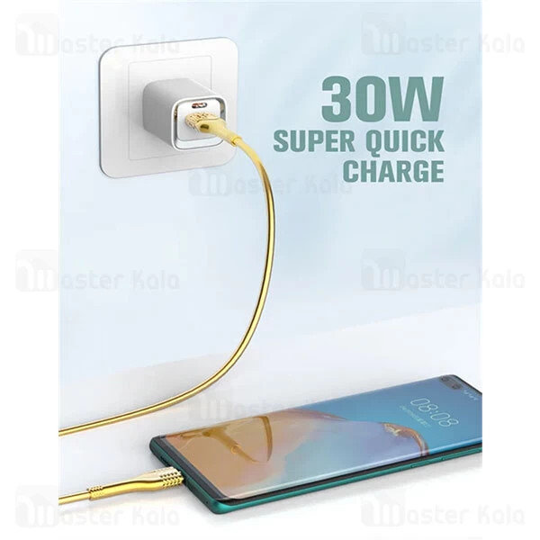کابل شارژ USB به تایپ سی LDNIO مدل LS651 طول 1 متر