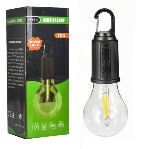 چراغ شارژی کمپینگ آویزی مدل BT01