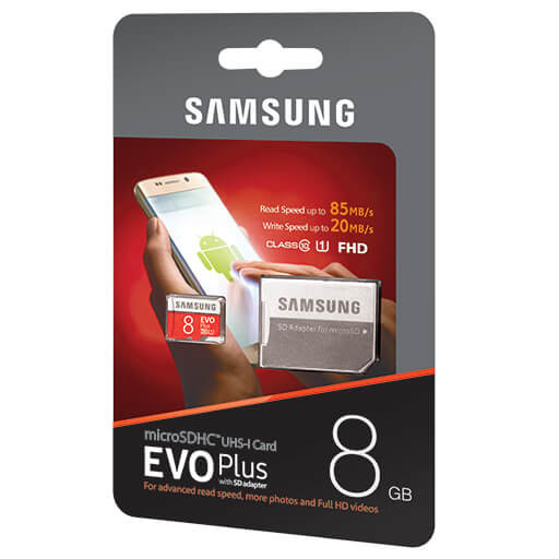 کارت حافظه ظرفیت 8 گیگابایت سامسونگ Samsung مدل Evo Plus