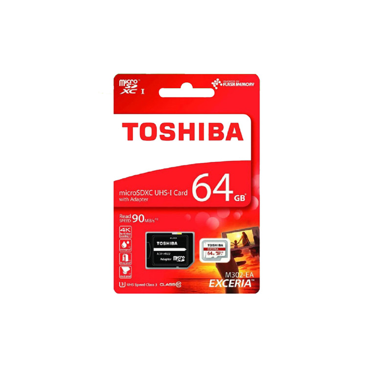 کارت حافظه ظرفیت 64 گیگابایت توشیبا Toshiba مدل EXCERIA M302-EA