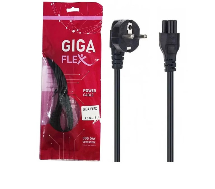 کابل برق لپ تاپ ۱٫۵ متر مدل GigaFlex