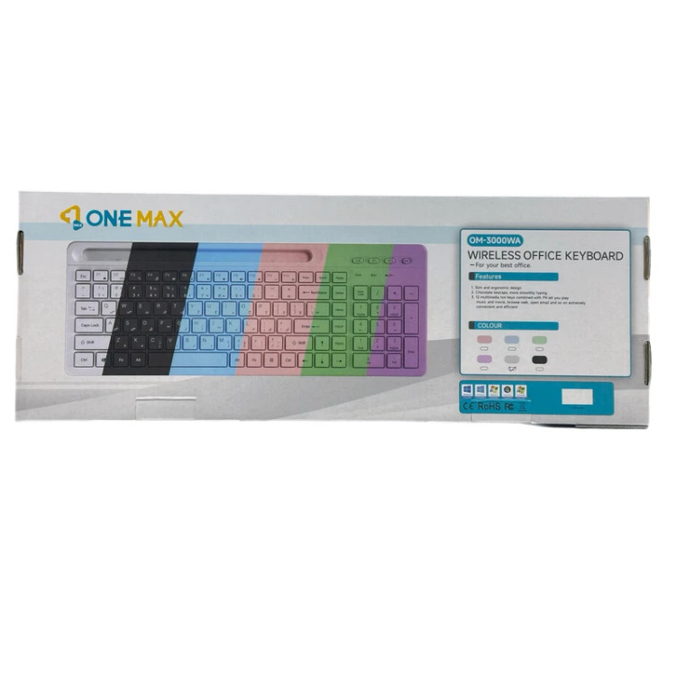 کیبورد بی سیم وان مکس مدل ONEMAX OM-3000W