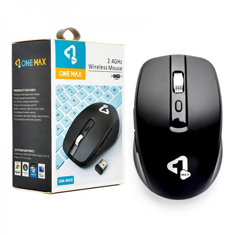 ماوس بی سیم سایلنت وان مکس مدل ONE MAX OM-W60d