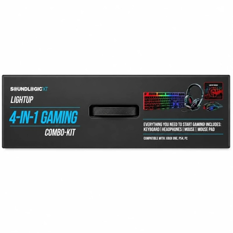 ست گیمینگ کیبورد موس هدفون و پدموس مدل 4In1 Gaming Starter Kit