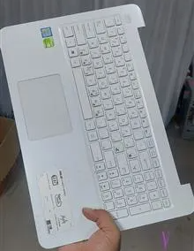 قاب c همراه کیبورد و تاچ پد لپ‌تاپ ایسوس ASUS X540 و X541 سفید